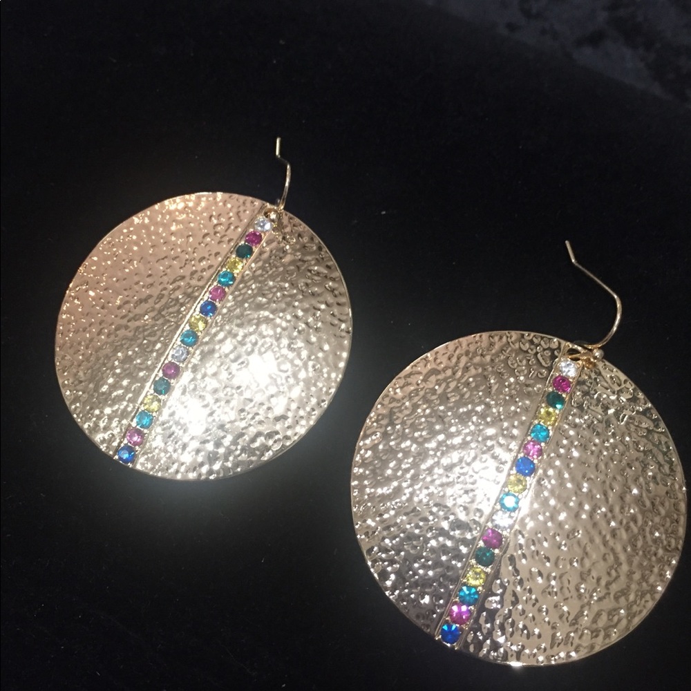 Golden Gem Earrings - Picture 3 of 4